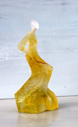 Zaiga Baiza Emeringer / Mensch ärgere Dich nicht - T'en fais pas - Riču Raču / figure yellow